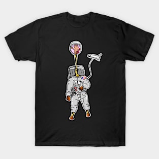 Funny astronaut giraffe T-Shirt